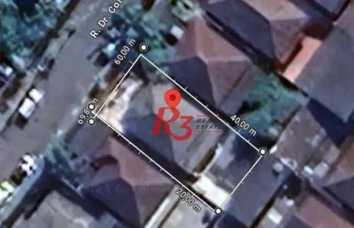 Terreno à venda, 250 m² por r$ 520.000,00 - rádio club - santos/sp