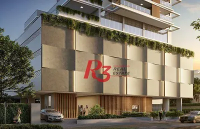 Apartamento com 1 dormitório à venda, 58 m² por r$ 660.000,00 - ponta da praia - santos/sp