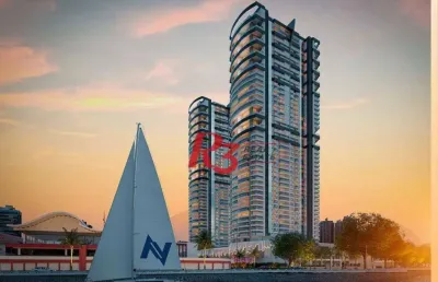 Cobertura com 4 suítes à venda, 501 m²  - ponta da praia - santos/sp