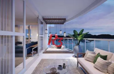 Apartamento à venda, 227 m² por r$ 5.150.000,00 - ponta da praia - santos/sp