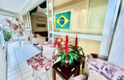 Apartamento à venda, 220 m² por r$ 1.500.000,00 - aparecida - santos/sp