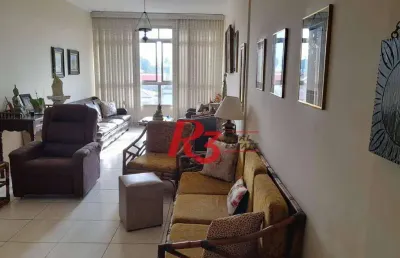Apartamento com 3 dormitórios à venda, 150 m² por r$ 425.000,00 - centro - são vicente/sp