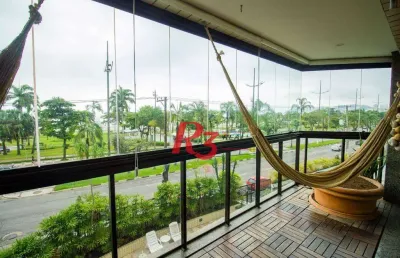 Apartamento à venda, 282 m² por r$ 3.620.000,00 - aparecida - santos/sp
