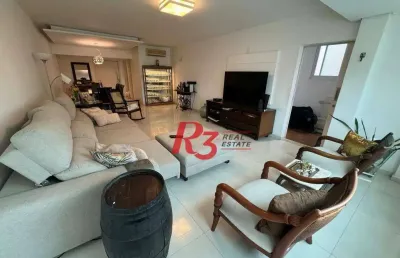 Apartamento com 3 dormitórios à venda, 216 m² por r$ 1.280.000,00 - gonzaga - santos/sp