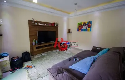 Sobrado à venda, 146 m² por r$ 820.000,00 - marapé - santos/sp