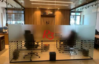 Sala à venda, 116 m² por r$ 990.000,00 - centro - santos/sp