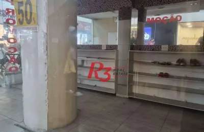 Loja para alugar, 33 m² por r$ 6.000,00/mês - gonzaga - santos/sp
