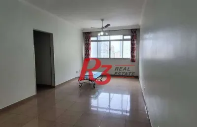 Apartamento com 2 dormitórios para alugar, 90 m² por r$ 4.200,00/mês - ponta da praia - santos/sp
