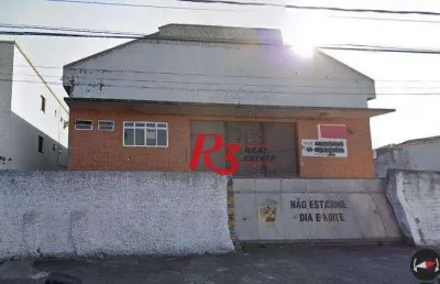 Galpão, 1000 m² - venda por r$ 6.500.000,00 ou aluguel por r$ 43.033,32/mês - macuco - santos/sp