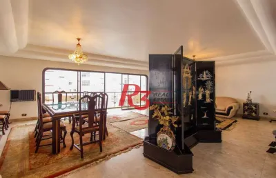 Apartamento à venda, 257 m² por r$ 2.130.000,00 - gonzaga - santos/sp