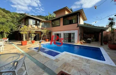 Casa à venda, 283 m² por r$ 4.700.000,00 - balneário praia do pernambuco - guarujá/sp