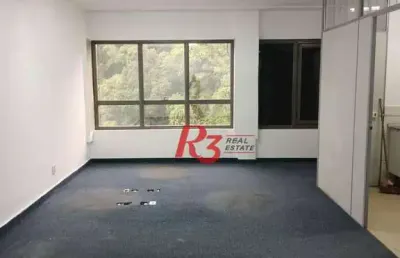 Conjunto para alugar, 74 m² por r$ 4.500,00/mês - centro - santos/sp