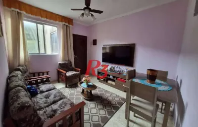 Apartamento com 2 dormitórios à venda, 65 m² por r$ 220.000,00 - vila são jorge - santos/sp