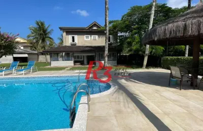 Casa, 455 m² - venda por r$ 4.000.000,00 ou aluguel por r$ 19.500,00/mês - acapulco - guarujá/sp