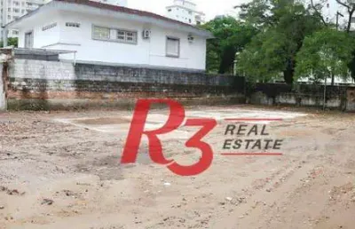 Terreno para alugar, 654 m² por r$ 10.913,07/mês - centro - guarujá/sp