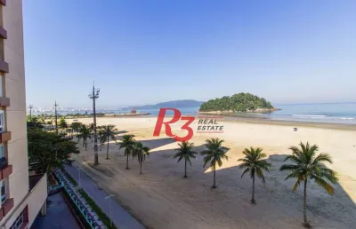 Apartamento para alugar, 160 m² por r$ 8.000,00/mês - josé menino - santos/sp