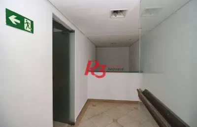 Sala para alugar, 143 m² por r$ 5.500,00/mês - centro - santos/sp