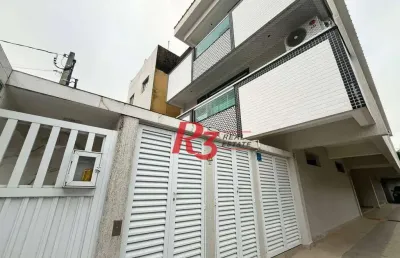 Casa à venda, 100 m² por r$ 515.000,00 - estuário - santos/sp