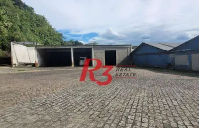 Terreno à venda, 10075 m² por r$ 50.000.000,00 - chico de paula - santos/sp