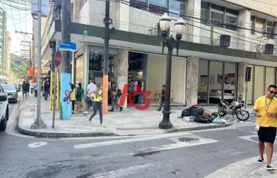 Ponto comercial para alugar na Rua Riachuelo, 85, Centro, Santos