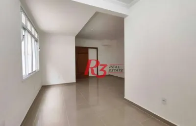 Sobreposta térrea isolada quintal  com 3 suítes, 2 vagas à venda, 123 m² por r$ 950.000 - ponta da praia - santos/sp