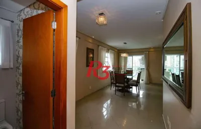 Apartamento à venda, 127 m² por r$ 1.120.000,00 - pompéia - santos/sp