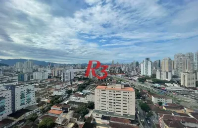 Apartamento com 1 dormitório para alugar, 40 m² por r$ 4.100,00/mês - campo grande - santos/sp