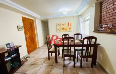 Apartamento à venda, 56 m² por r$ 460.000,00 - pompéia - santos/sp