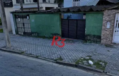 Terreno para alugar, 350 m² por r$ 13.400,00/mês - marapé - santos/sp