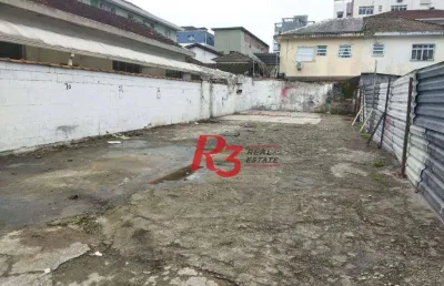 Terreno, 332 m² - venda por r$ 1.250.000,00 ou aluguel por r$ 4.500,01/mês - campo grande - santos/sp