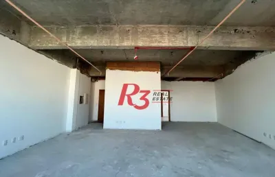 Sala para alugar, 48 m² por r$ 3.200,00/mês - vila matias - santos/sp