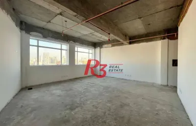 Sala para alugar, 61 m² por r$ 3.600,00/mês - vila matias - santos/sp
