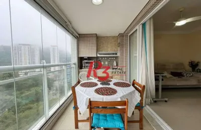 Apartamento à venda, 100 m² por r$ 1.340.000,00 - josé menino - santos/sp