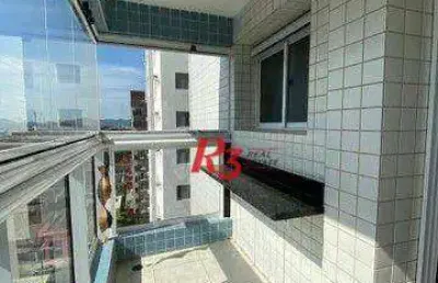 Apartamento com 1 dormitório à venda, 56 m² por r$ 575.000,00 - boqueirão - santos/sp