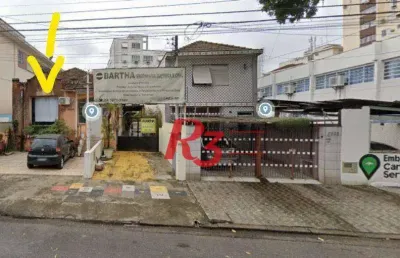 Terreno à venda, 420 m² por r$ 2.000.000,00 - aparecida - santos/sp