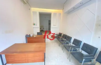Loja para alugar, 35 m² toda reformada aparecida - santos/sp