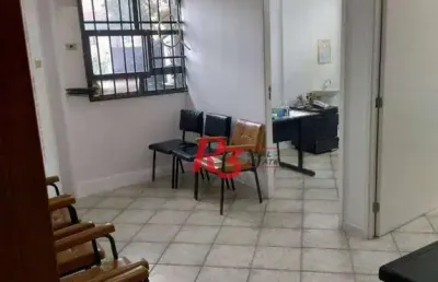 Sala à venda, 90 m² por r$ 380.000,00 - marapé - santos/sp