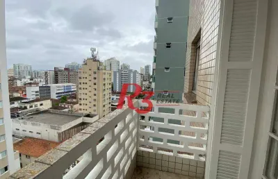 Apartamento à venda, 55 m² por r$ 295.000,00 - boqueirão - santos/sp