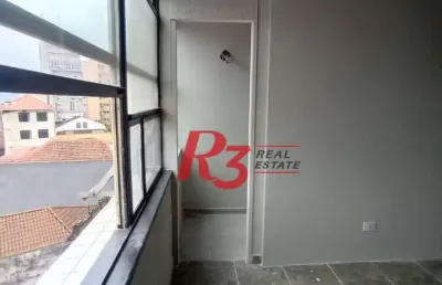 Sala para alugar, 30 m² por r$ 2.500,00/mês - centro - santos/sp