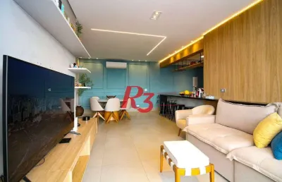 Apartamento com 3 quartos à venda, 111 m² por r$ 1.120.000 - marapé - santos/sp