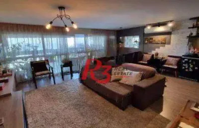 Apartamento à venda, 134 m² por r$ 850.000,00 - embaré - santos/sp
