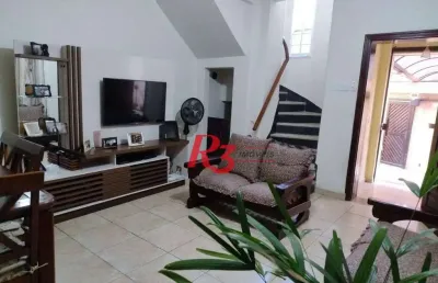 Sobrado com 3 dormitórios à venda, 226 m² por r$ 700.000,00 - centro - são vicente/sp