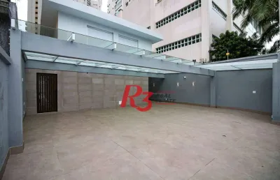 Casa com 3 suítes à venda, 300 m² por r$ 4.500.000 - ponta da praia - santos/sp
