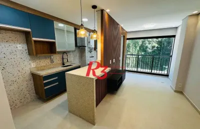 Apartamento com 2 dormitórios à venda, 62 m² por r$ 756.000,00 - marapé - santos/sp