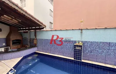 Casa à venda, 182 m² por r$ 1.250.000,00 - embaré - santos/sp