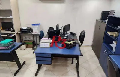 Sala à venda, 74 m² por r$ 230.000,00 - centro - santos/sp