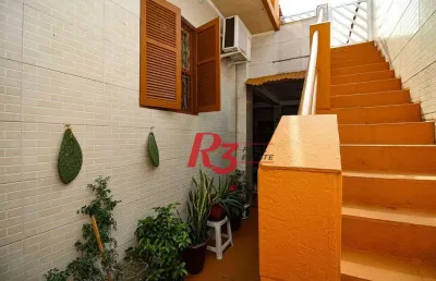 Sobrado com 3 dormitórios à venda, 183 m² por r$ 1.100.000,00 - vila belmiro - santos/sp