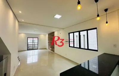 Sobrado à venda, 220 m² por r$ 1.600.000,00 - embaré - santos/sp