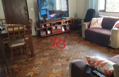 Apartamento à venda, 82 m² por r$ 510.000,00 - gonzaga - santos/sp