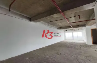 R3 real estate vende ou  aluga! sala, 150 m² - venda por r$ 1.400.000 ou aluguel por r$ 8.000/mês - centro - santos/sp